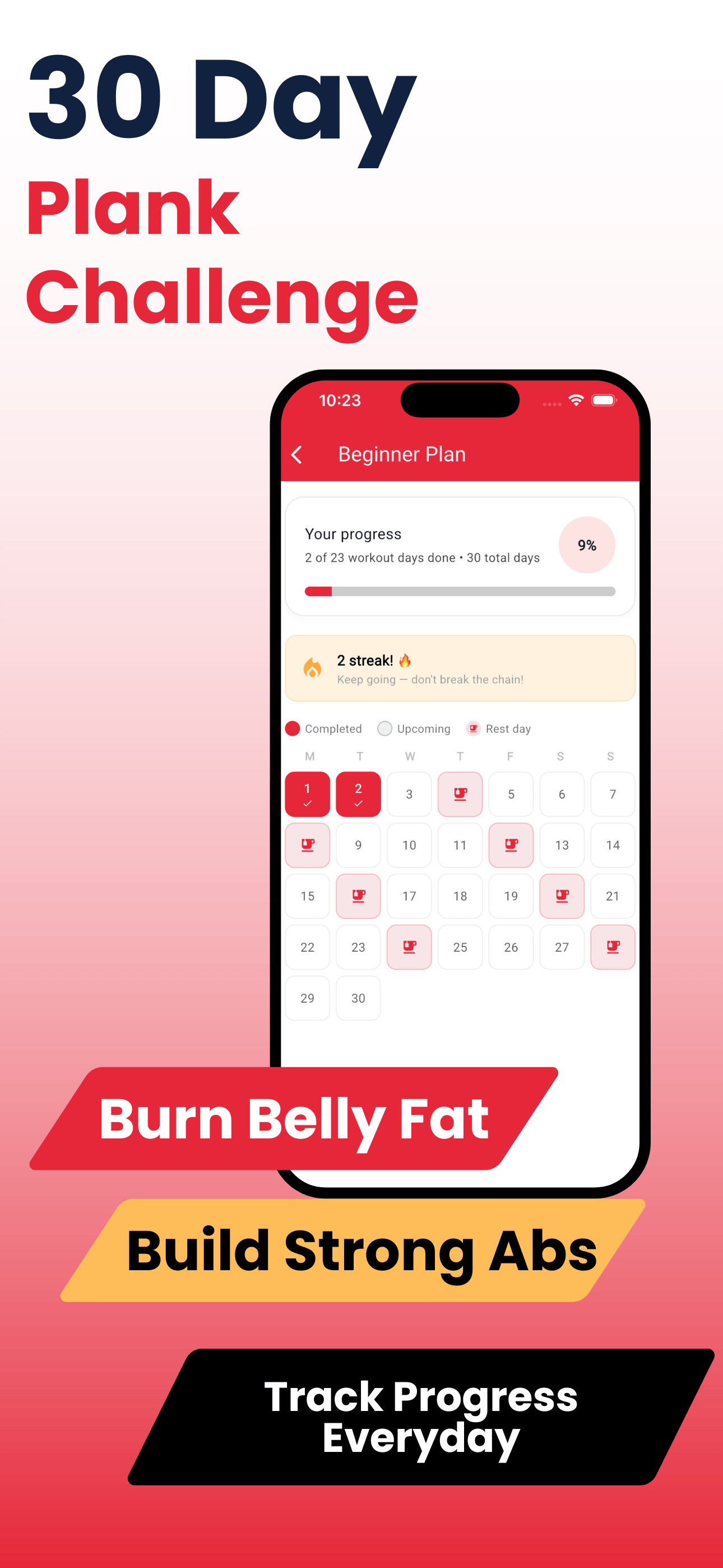Plank Workout Timer screenshot 3